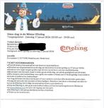 2 kaartjes te koop voor de Unox dag in de Efteling, Tickets en Kaartjes, Drie personen of meer, Ticket of Toegangskaart