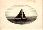 Zeilboot | Briefkaart, Verzenden, Voor 1920, Ongelopen, Friesland