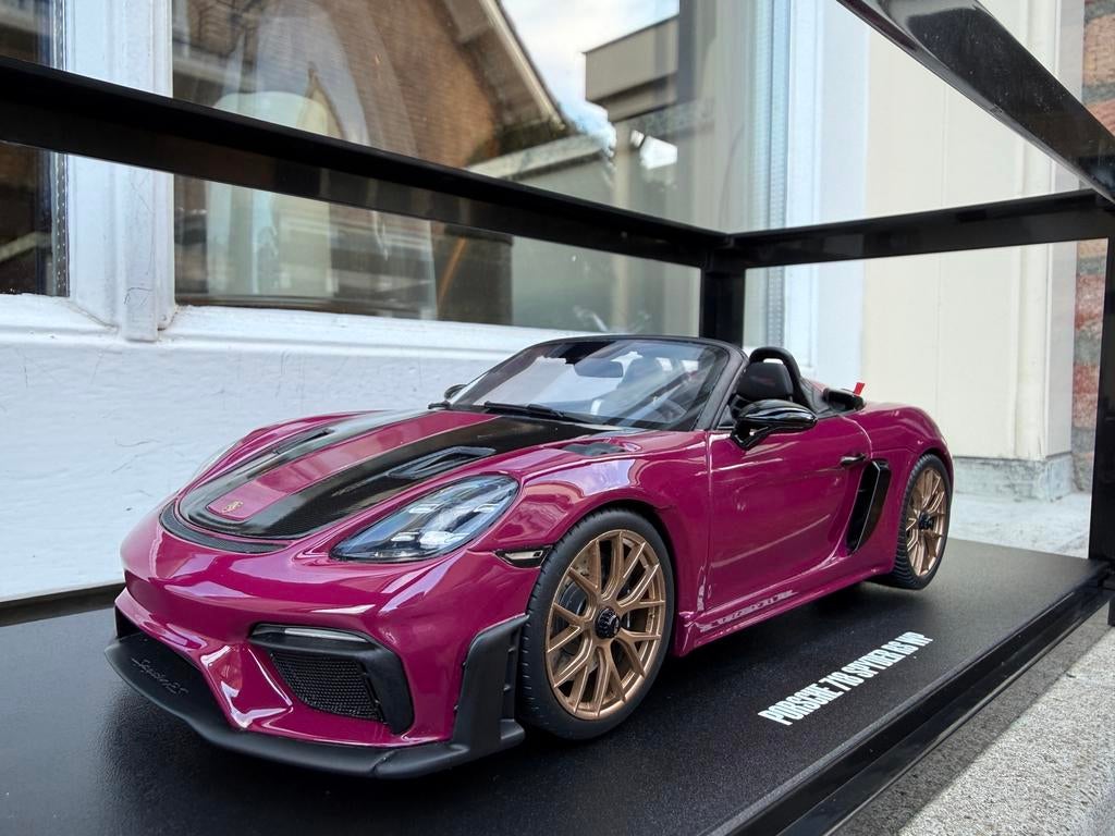 1:18 Porsche 718 Spyder RS Weissach Pink GT Spirit GT486, Overige merken, Info@gts-models.com, 2, rue de l'écusson, Zone commerciale Oxygène Sud, Josselin, 56120, FR