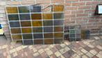 Oude glas- in- lood raampjes, Doe-het-zelf en Verbouw, Glas en Ramen, Ophalen, Zo goed als nieuw, Minder dan 80 cm