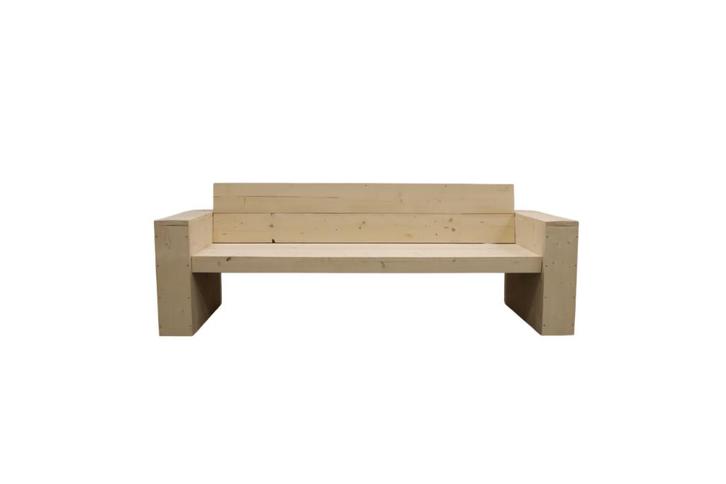 Douglas loungebank Nieuw | Loungebanken Douglas opmaat, Tuin en Terras, Tuinsets en Loungesets, Nieuw, Loungeset, Hout, 3 zitplaatsen