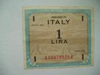 1166. Italië, AMC 1 lira 1943 WW II., Verzenden, Italië, Los biljet