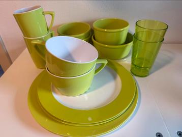 Mepal campingservies Lime - wit beschikbaar voor biedingen