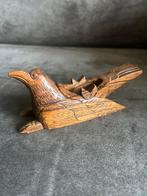 Antiek Houten Vogeltje., Antiek en Kunst, Ophalen of Verzenden