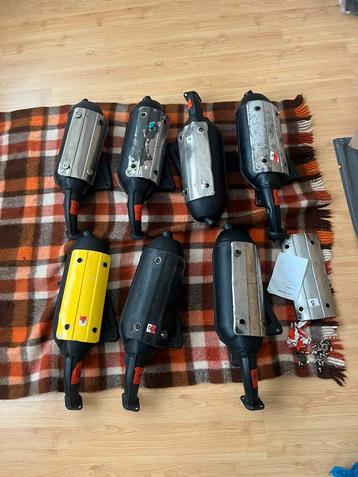 ⭐️ SALE ⭐️ Partij Uitlaten SM06 / Leovince touring / SM04 beschikbaar voor biedingen