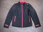 C&A OUTDOOR jas - zwart met roze voor meisje maat 176, C&A, Meisje, Ophalen of Verzenden, Zo goed als nieuw