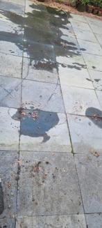 Ruim 21m2 blauwsteen terrastegels 60x60cm 3cm dik te koop, Tuin en Terras, Tegels en Klinkers, Ophalen, Gebruikt, Natuursteen