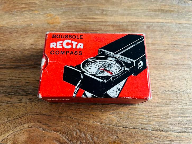 Vintage Zwitsers Leger Kompas - Recta DP 10, Watersport en Boten, Navigatiemiddelen en Scheepselektronica, Ophalen of Verzenden