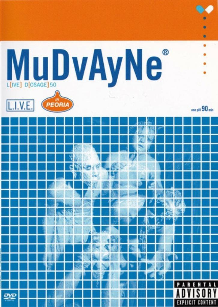 Mudvayne - L(ive) D(osage) 50 - Live In Peoria, Cd's en Dvd's, Dvd's | Muziek en Concerten, Zo goed als nieuw, Muziek en Concerten