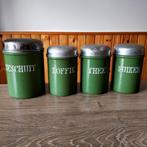 EMAILLE RESEDA GROENE BUSSENSET ZONDER BIES VAN BK., Ophalen of Verzenden