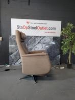 Staopstoel Prominent Leder en stof op accu, Huis en Inrichting, Fauteuils, Minder dan 75 cm, Ophalen of Verzenden, Zo goed als nieuw