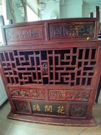 Antieke chinese bruidskist. Rood., Antiek en Kunst, Ophalen