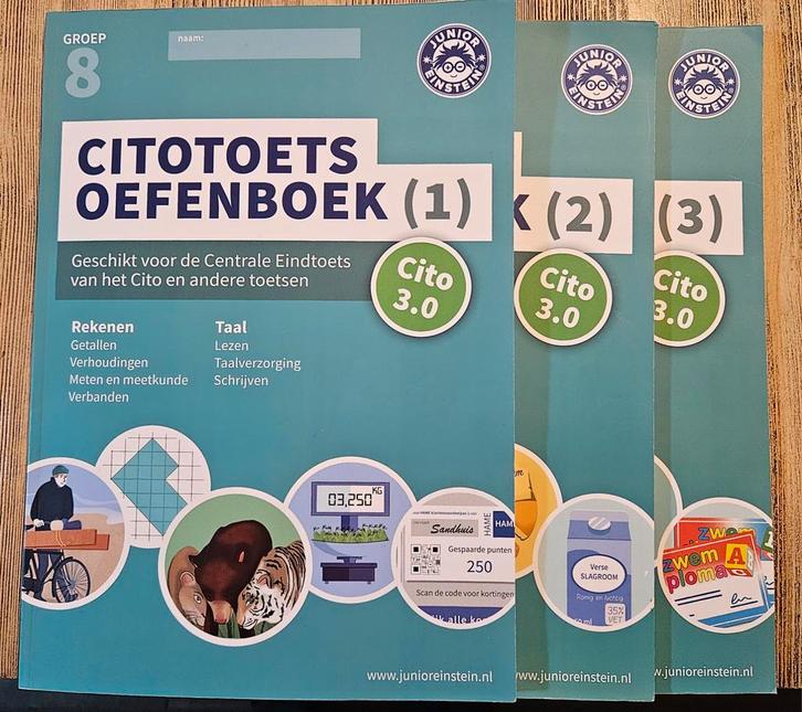 Citotoets Oefenboek Groep 8 - Nieuwstaat, Boeken, Studieboeken en Cursussen, Nieuw, Niet van toepassing, Ophalen of Verzenden