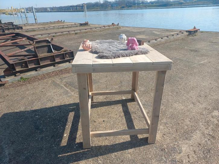 Douglas/steigerhout sta tafel hoge eettafel hangtafel, Huis en Inrichting, Tafels | Statafels, Ophalen of Verzenden