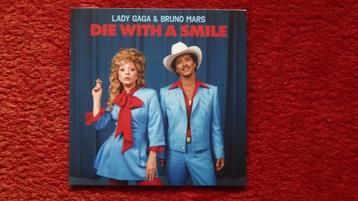 LADY GAGA & BRUNO MARS - Die With A Smile 7" - zeldzaam! -  beschikbaar voor biedingen