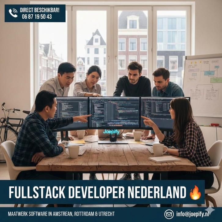 Fullstack Developer in Zeist, Boeken, Informatica en Computer, Nieuw, Internet of Webdesign, Ophalen of Verzenden