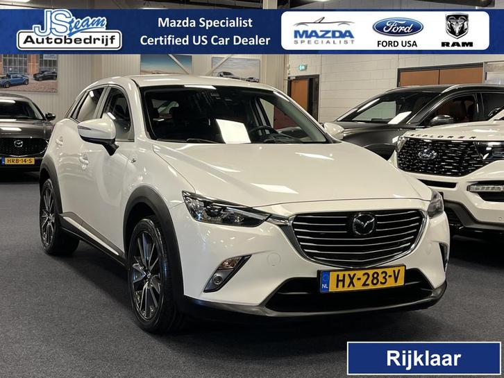Mazda CX-3 2.0 SkyActiv-G GT-M 120PK Navi Leder Cruise DAB+, Auto's, Mazda, Bedrijf, Te koop, CX-3, ABS, Achteruitrijcamera, Adaptive Cruise Control