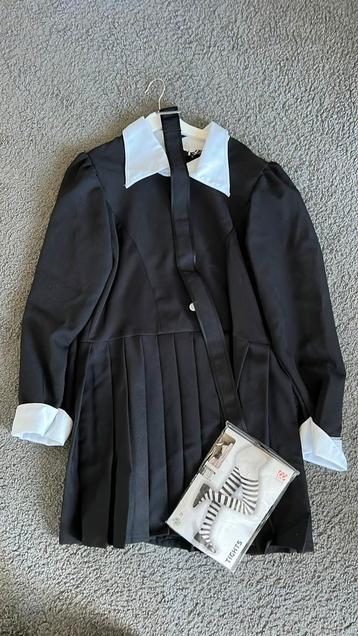 Wednesday Addams Halloween Kostuum + Panty beschikbaar voor biedingen