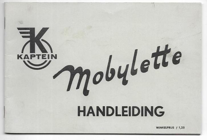 Kaptein Mobylette handleiding bromfiets (4515z), Fietsen en Brommers, Handleidingen en Instructieboekjes, Verzenden