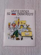 sticker UNOX Bierworstjes, Ophalen of Verzenden, Zo goed als nieuw, Merk