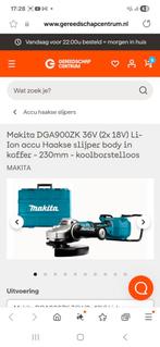 Makita slijptol 36 v DGA900, Doe-het-zelf en Verbouw, Gereedschap | Slijpmachines, Ophalen of Verzenden, Zo goed als nieuw, 1000 watt of meer