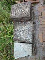 Grindtegels 40x40 en halve delen van 60x40, Tuin en Terras, Tegels en Klinkers, Ophalen, Zo goed als nieuw, 10 m² of meer, Beton