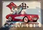 Metalen wand bord - ‘57 Corvette, Ophalen of Verzenden, Huis en Inrichting