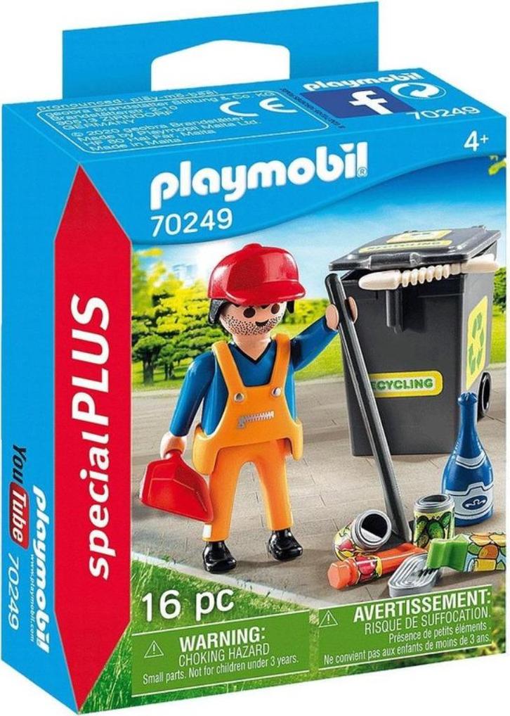 Playmobil: 70249 Straatveger, Kinderen en Baby's, Speelgoed | Playmobil, Nieuw, Ophalen of Verzenden