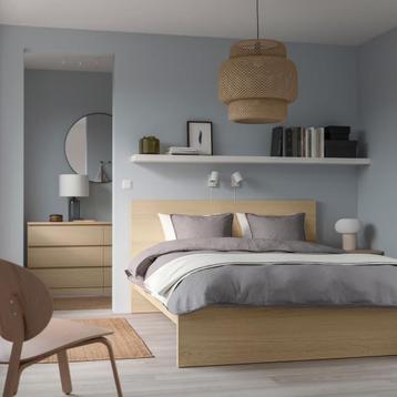 Ikea Malm bedframe + 2 nachtkastjes - 140x200cm