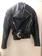 Leren dames jas 36/38, Kleding | Dames, Jassen | Winter, Ophalen of Verzenden, Zo goed als nieuw, Maat 36 (S), Zwart
