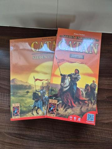 Catan - Steden en Ridders + 5/6 uitbreiding  beschikbaar voor biedingen