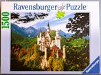 Puzzel Ravensburger, Koningsslot Neuschwanstein 1500 stukjes, Ophalen, Meer dan 1500 stukjes, Zo goed als nieuw, Legpuzzel