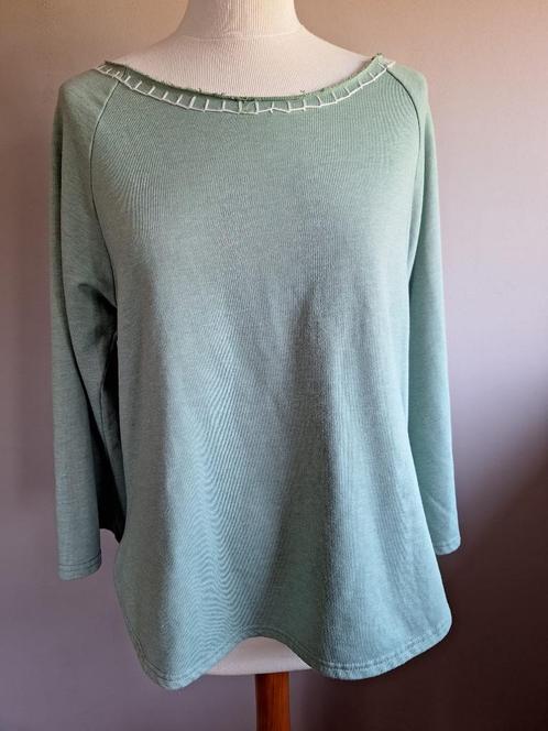 Groene sweat stretch sweater van JC Sophie, maat M/L, Kleding | Dames, Truien en Vesten, Zo goed als nieuw, Maat 38/40 (M), Groen