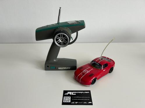 Mutiplex Dodge Viper 1/24 rc auto, Hobby en Vrije tijd, Modelbouw | Radiografisch | Auto's, Gebruikt, Auto onroad, Elektro, Overige schalen