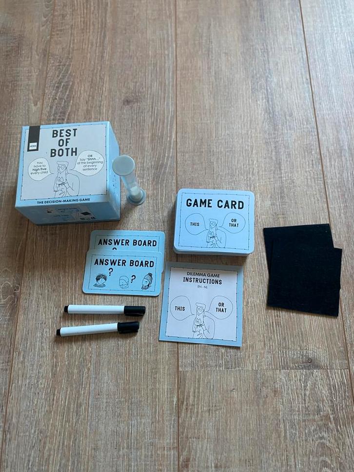 Best of Both - Dilemma Spel van HEMA, Hobby en Vrije tijd, Gezelschapsspellen | Bordspellen, Zo goed als nieuw, Een of twee spelers