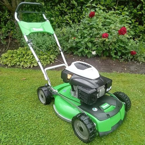 VIKING/ STIHL  MULCH GRASMAAIER RIJDEND BENZINE MAAIER, Tuin en Terras, Grasmaaiers, Gebruikt, Benzine-grasmaaier, Cirkelmaaier
