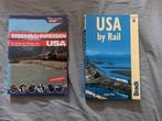 2 reisboeken  USA per spoor, Ophalen of Verzenden, Noord-Amerika, Reisgids of -boek, Overige merken