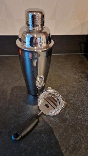 Cocktailbeker + Zeef - Nieuw! beschikbaar voor biedingen