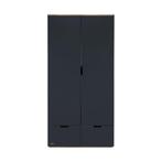 NIEUW! Kidsmill Sepp Kledingkast 2-Deurs Antraciet / Beuken, Ophalen, Kast, 50 tot 70 cm, Nieuw