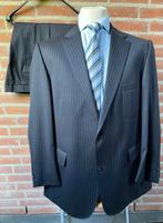 Eduard Dressler donkergrijs pak 100% Virginwol Mt 56, Ophalen of Verzenden, Gedragen, Maat 56/58 (XL), Grijs