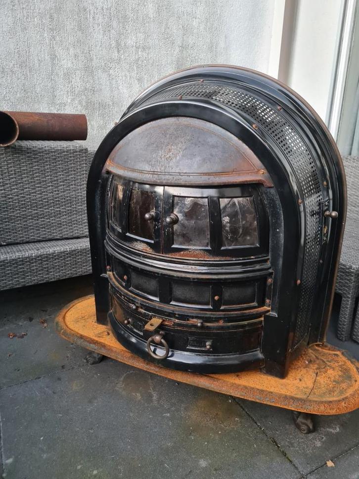 Em jaarsma buikkachel  allesbrander houtkachel kolenkachel, Huis en Inrichting, Kachels, Vrijstaand, Houtkachel, Hout, Ophalen