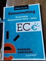 Samenvatting Examenstof Economie VMBO TL&GL, Nederlands, Ophalen of Verzenden, Zo goed als nieuw, ExamenOverzicht