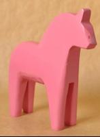 Groot roze  Dala paard of Dalarna, Ophalen of Verzenden, Zo goed als nieuw, Dier