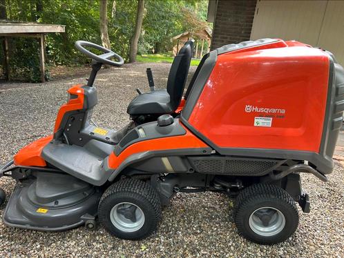 Husqvarna Rider RC 320Ts AWD incl. 112 cm combi maaidek (bin, Tuin en Terras, Grasmaaiers, Gebruikt, Benzine-grasmaaier, 50 cm of meer