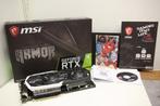MSI GeForce RTX 2070, 8GB, Armor. Compleet in doos., PCI-Express 3, GDDR6, Ophalen of Verzenden, Zo goed als nieuw
