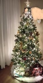MOOIE KERSTBOOM 175X90 CM met vaste verlichting., Diversen, Kerst, Ophalen, Gebruikt
