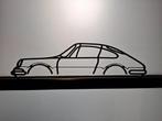 Porsche 911 – 3D Wanddecoratie | Stoere zwarte silhouet – 29, Ophalen of Verzenden, Nieuw, Minder dan 50 cm, Minder dan 50 cm