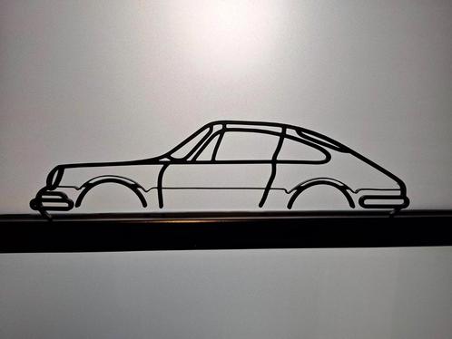 Porsche 911 – 3D Wanddecoratie | Stoere zwarte silhouet – 29, Huis en Inrichting, Woonaccessoires | Schilderijen, Tekeningen en Foto's