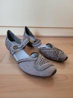 Rieker Damessansalen (Pumps) - Maat 41 (Echt Leder), Schoenen met lage hakken, Ophalen of Verzenden, Zo goed als nieuw, Grijs