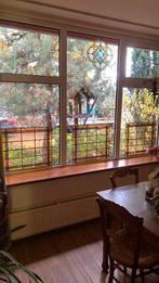 Drie identieke antieke glas in lood ramen art deco, Antiek en Kunst, Ophalen of Verzenden